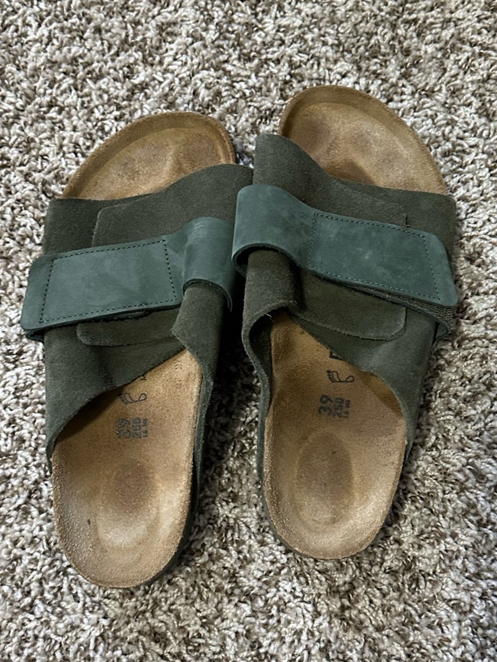 Birkenstock Kyoto, Olive, Size 39